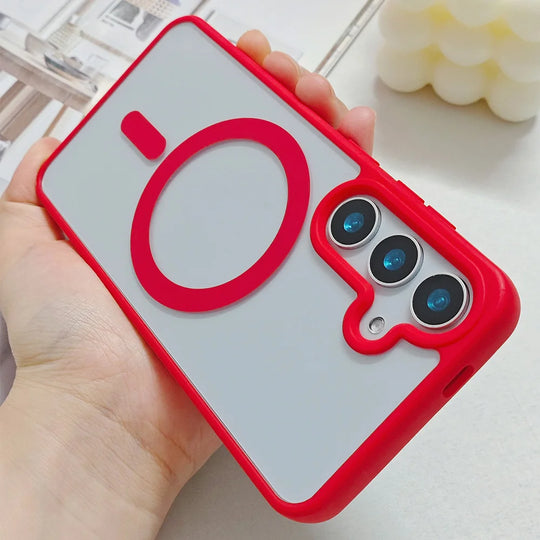 Coque de Téléphone Magnétique Ultra Transparente Compatible Samsung S26 S25 S24 S23 S22 8