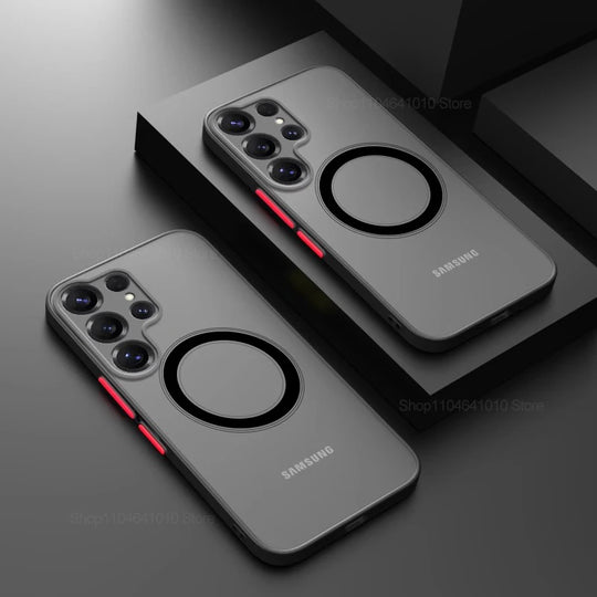 Coque de Téléphone Magnétique pour Samsung Galaxy S25 S24 Ultra Moderne et Pratique 4