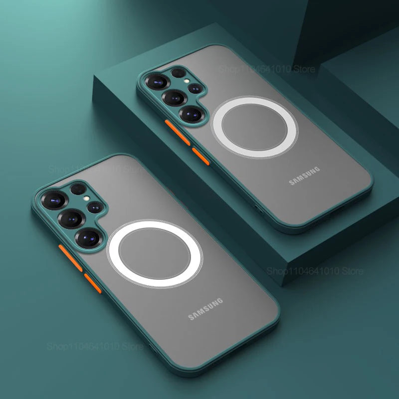 Coque de Téléphone Magnétique pour Samsung Galaxy S25 S24 Ultra Moderne et Pratique 7