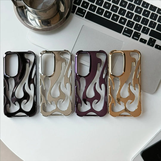 Coque de Téléphone Motif Flamme 3D pour Samsung Galaxy Moderne et Antichoc 5