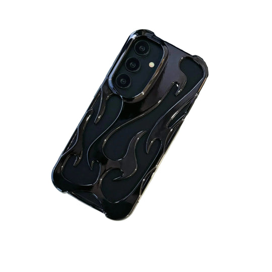 Coque de Téléphone Motif Flamme 3D pour Samsung Galaxy Moderne et Antichoc 9