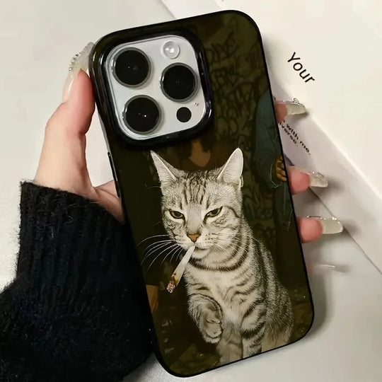 Coque de Téléphone Personnalisée Motif Chats Amusants 0