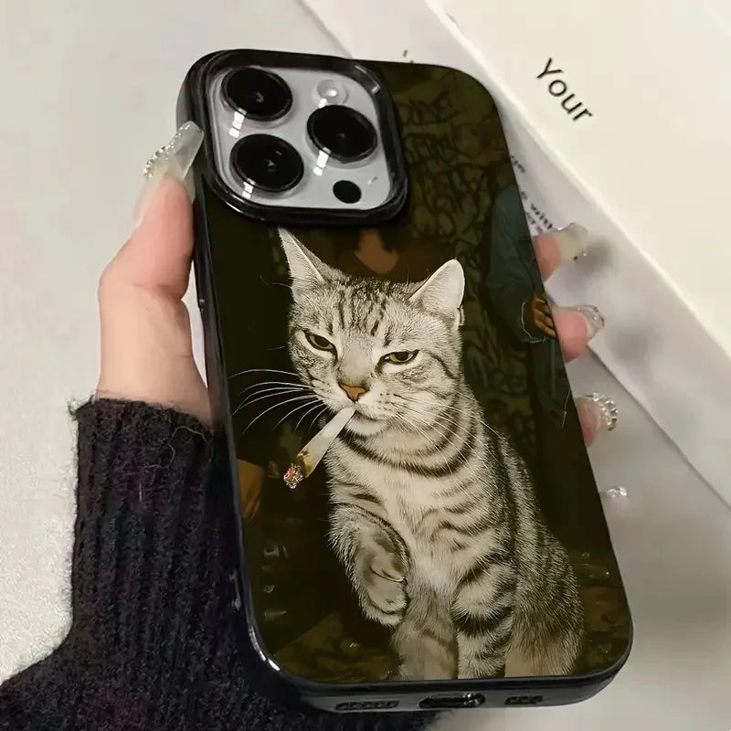Coque de Téléphone Personnalisée Motif Chats Amusants 1