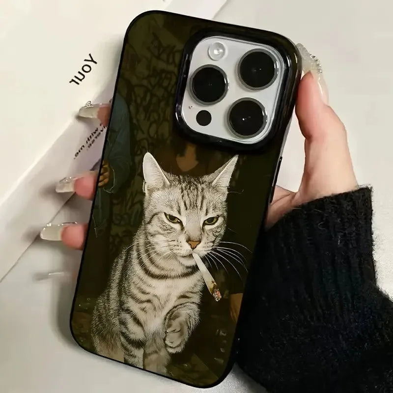 Coque de Téléphone Personnalisée Motif Chats Amusants 2