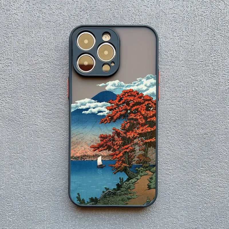 Coque de Téléphone pour iPhone Design Paysage Moderne 11