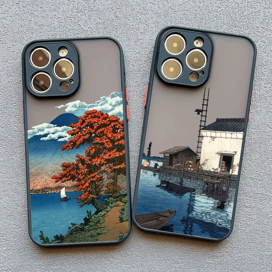 Coque de Téléphone pour iPhone Design Paysage Moderne 3