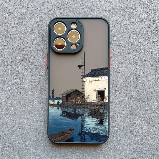 Coque de Téléphone pour iPhone Design Paysage Moderne 7