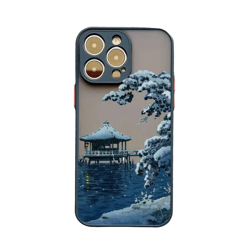 Coque de Téléphone pour iPhone Design Paysage Moderne 8