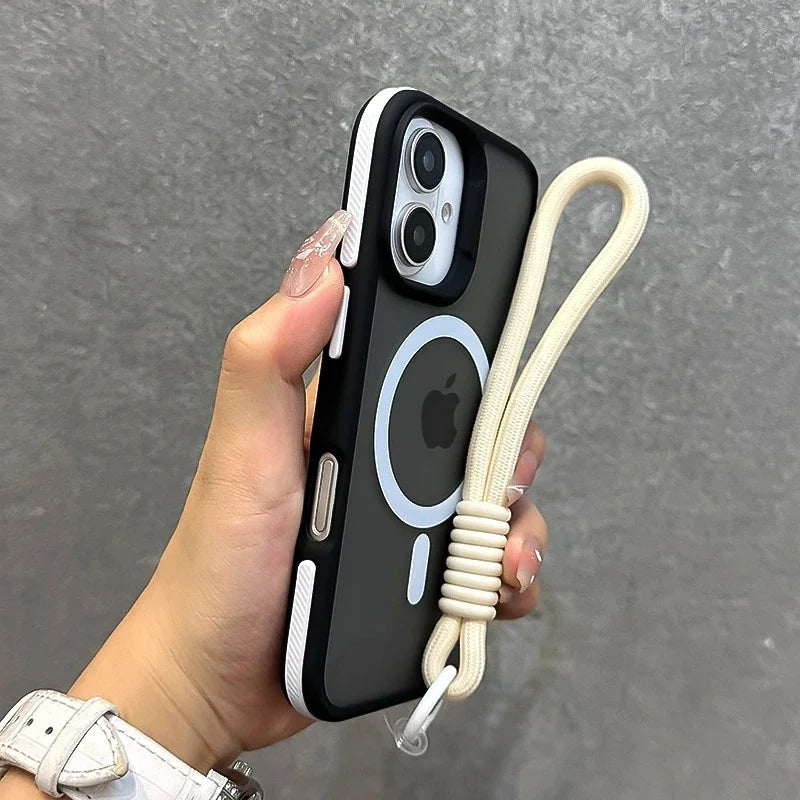 Coque de téléphone avec lanière pour iPhone Pro Max 2