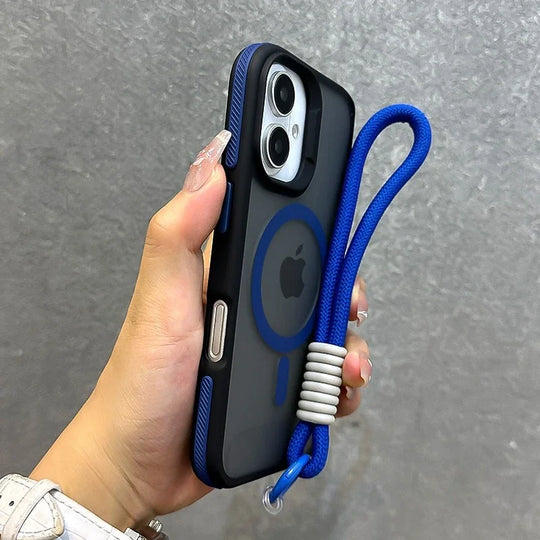 Coque de téléphone avec lanière pour iPhone Pro Max 4