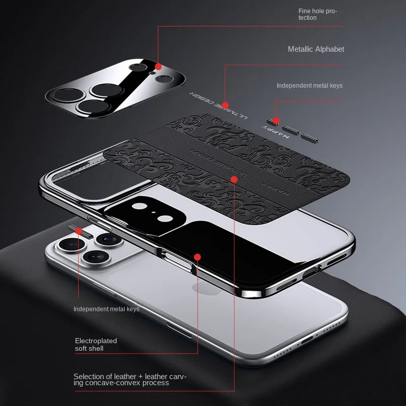 Coque de téléphone pour iPhone 17 Pro Max avec design sculpté 5