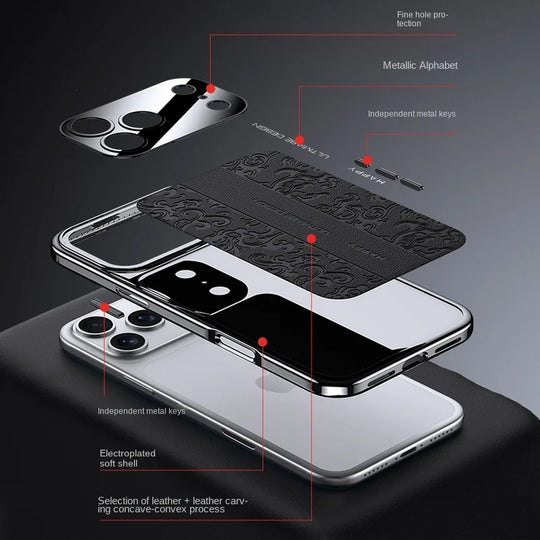 Coque de téléphone pour iPhone 17 Pro Max avec design sculpté 5