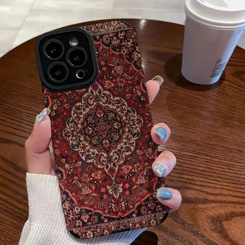 Coque de téléphone pour iPhone avec motif persan 3