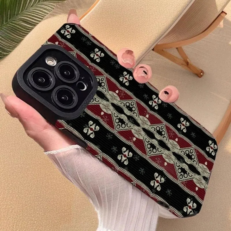Coque de téléphone pour iPhone avec motif persan 5