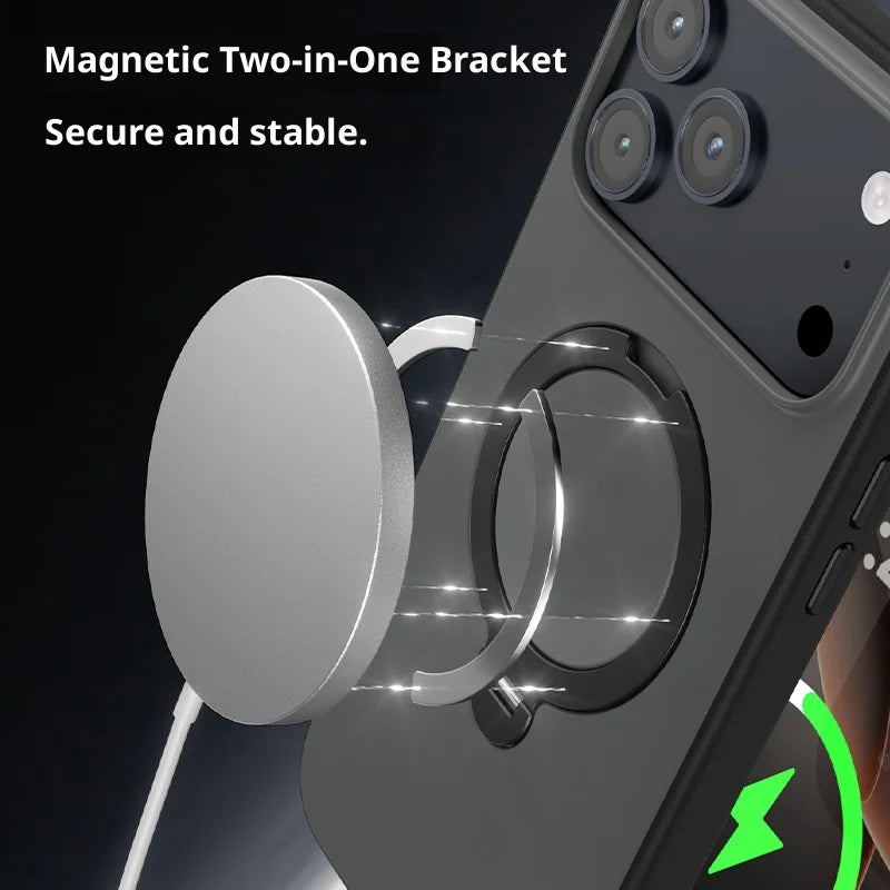Coque de téléphone pour iPhone avec support rotatif 4
