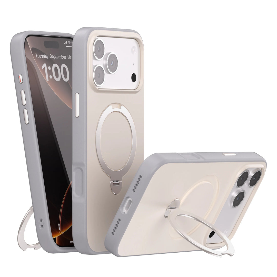Coque de téléphone pour iPhone avec support rotatif 7