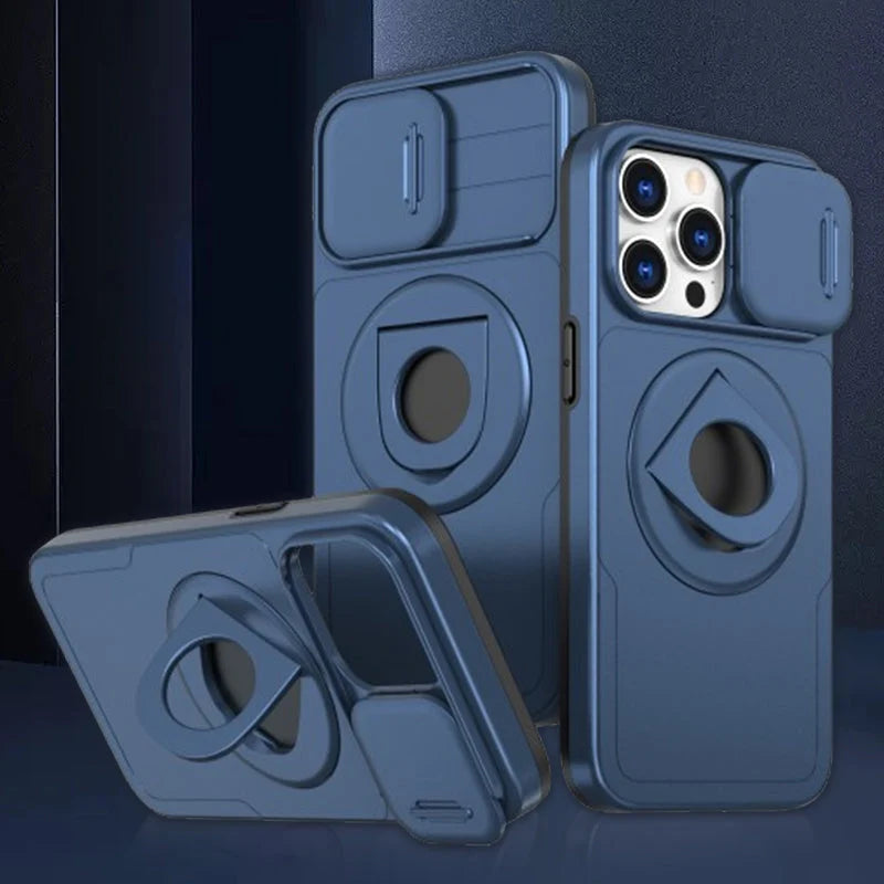 Coque de téléphone robuste avec support intégré et fixation magnétique 8