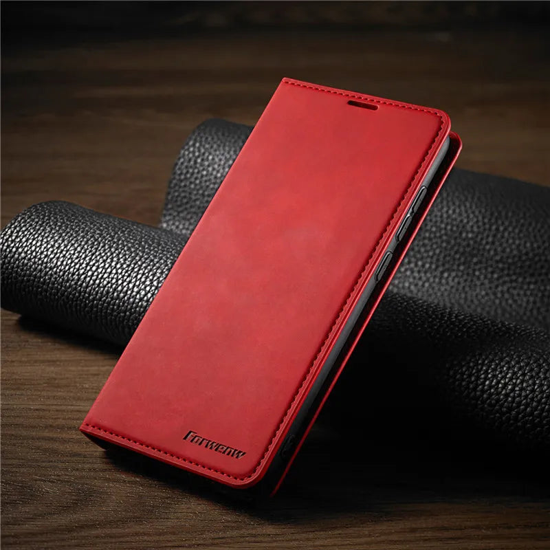 Coque iPhone Magnétique en Cuir 4