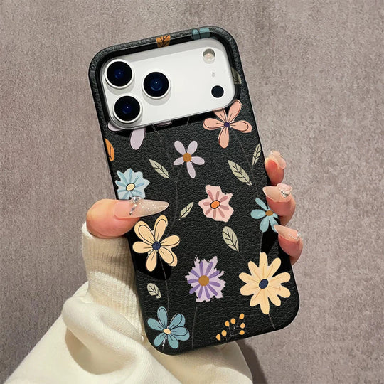 Coque pour iPhone à fleurs rétro 1
