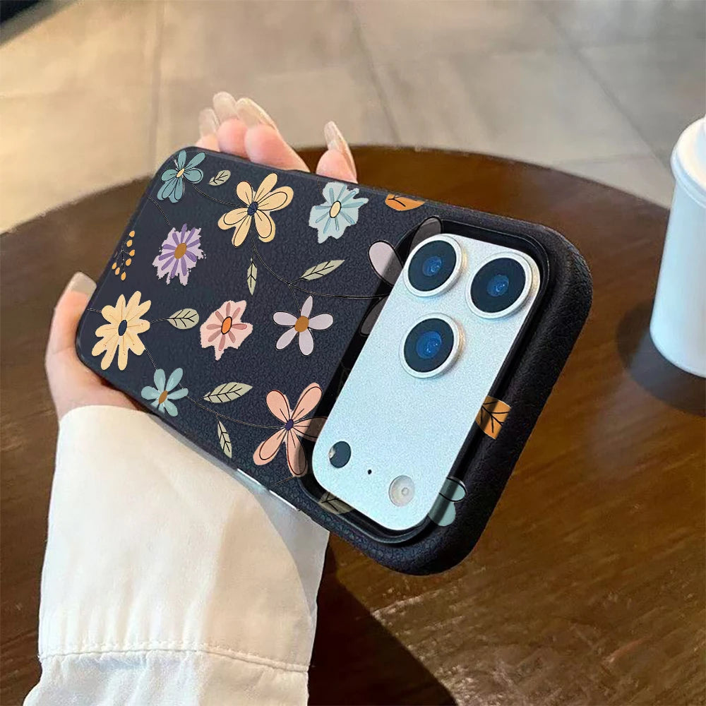 Coque pour iPhone à fleurs rétro 10