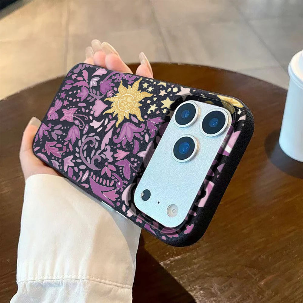 Coque pour iPhone à fleurs rétro 12
