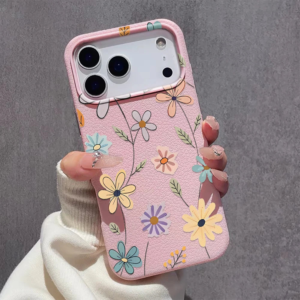 Coque pour iPhone à fleurs rétro 2