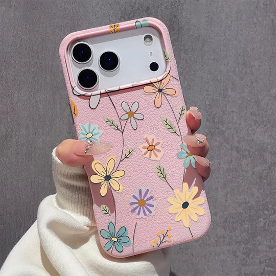 Coque pour iPhone à fleurs rétro 2