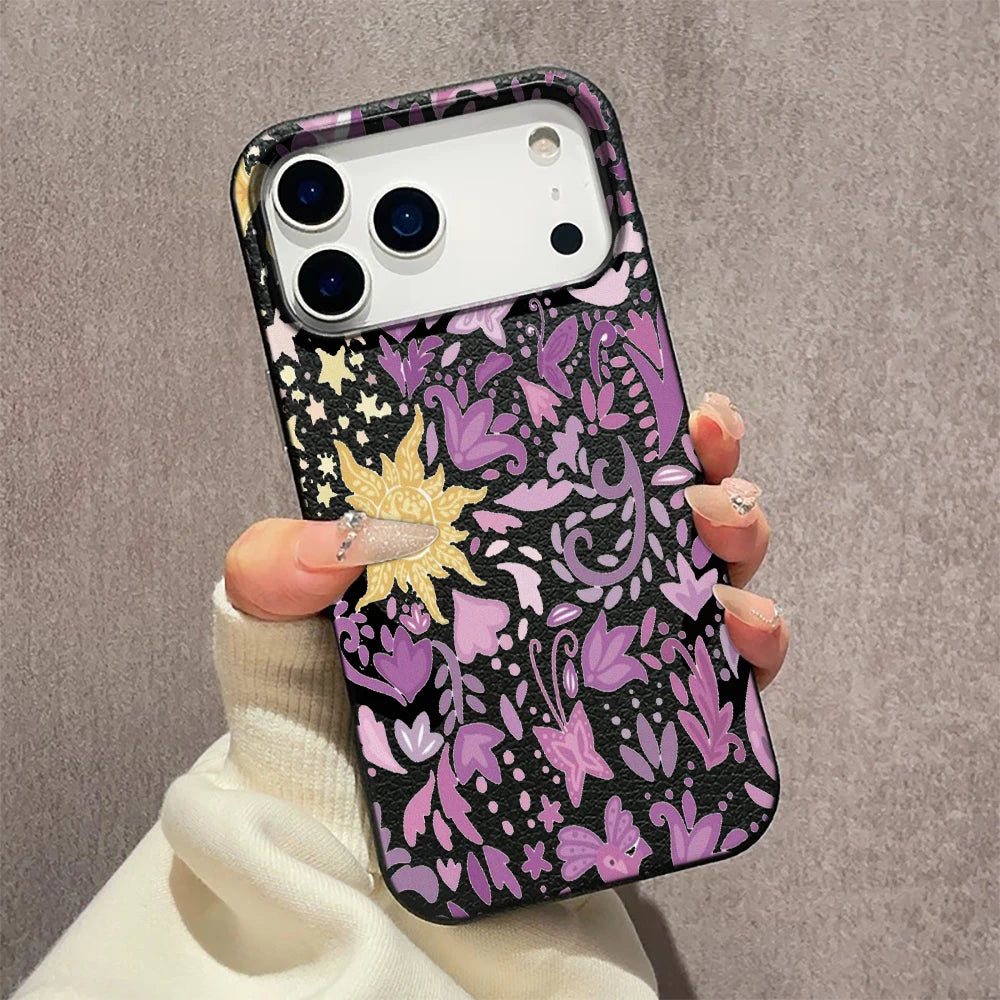 Coque pour iPhone à fleurs rétro 4