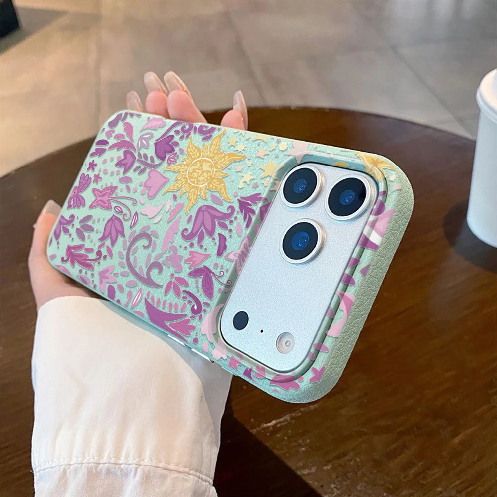 Coque pour iPhone à fleurs rétro 6