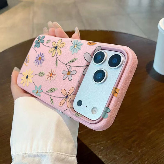 Coque pour iPhone à fleurs rétro 8