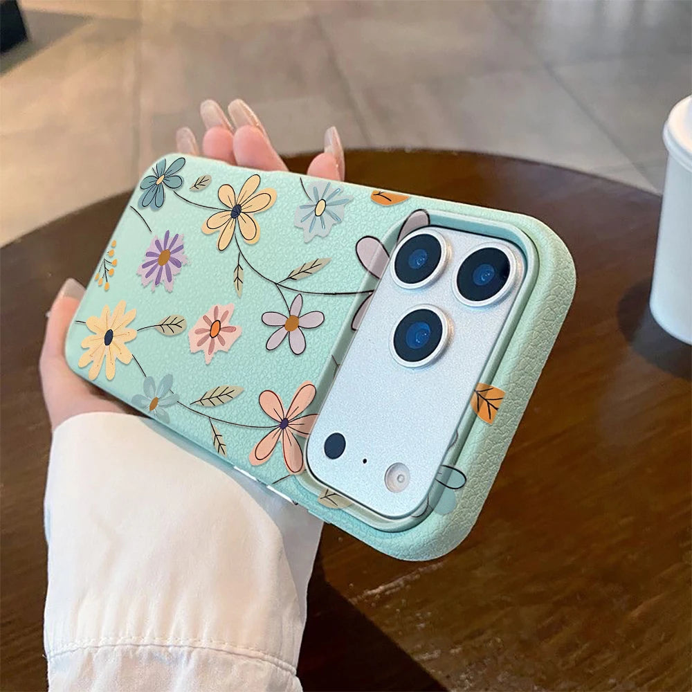Coque pour iPhone à fleurs rétro 9