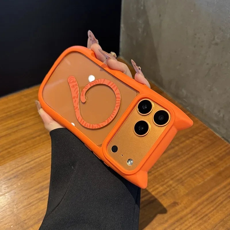 Coque pour iPhone avec Oreilles de Chat Mignonne 1