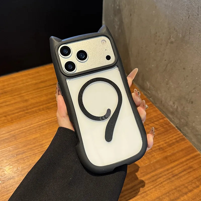 Coque pour iPhone avec Oreilles de Chat Mignonne 9