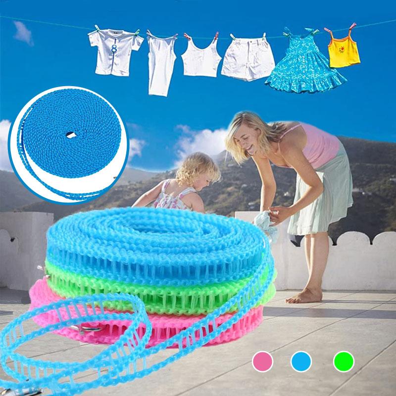Corde à Linge Portable Pratique pour Intérieur et Extérieur 1