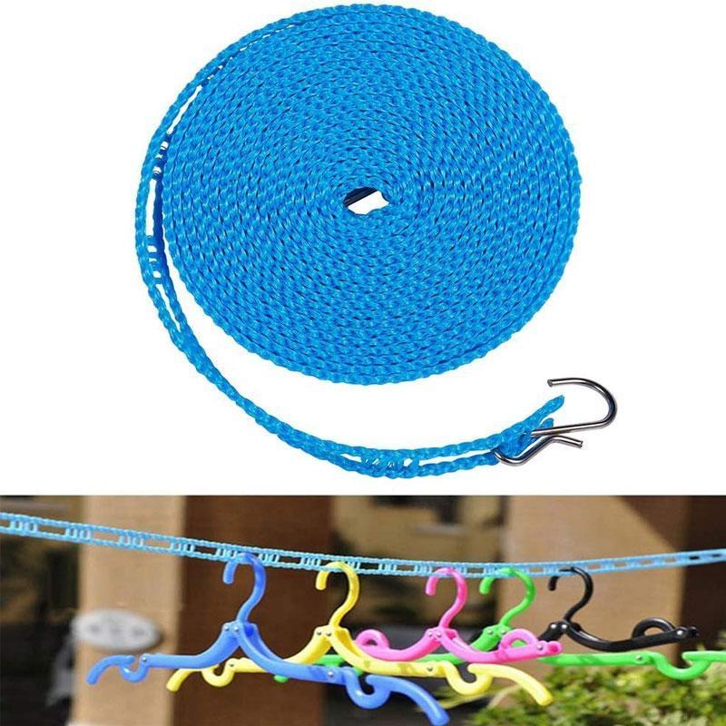 Corde à Linge Portable Pratique pour Intérieur et Extérieur 6