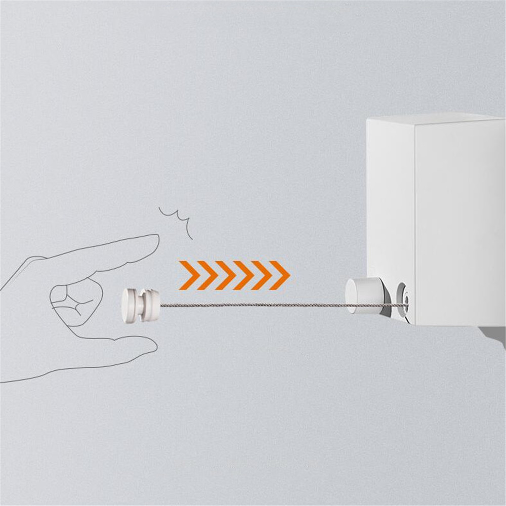 Corde à Linge Rétractable Intérieure et Extérieure Pratique et Moderne 1