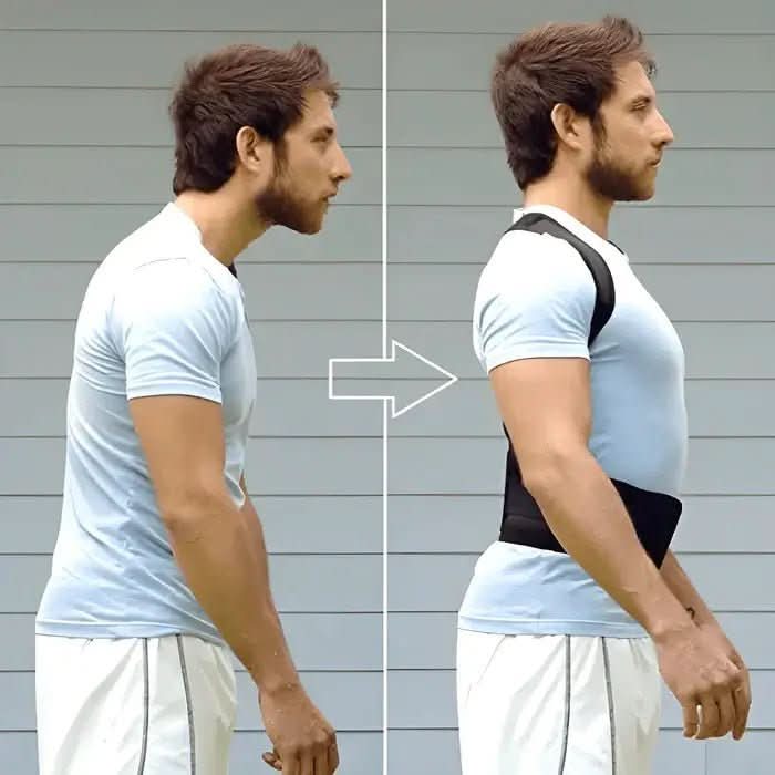 Correcteur de Posture Dos Ergonomique Unisexe Ajustable pour Confort Optimal 2