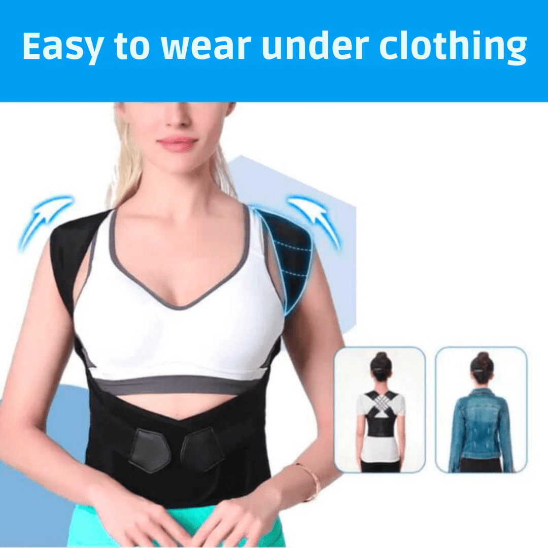 Correcteur de Posture Dos Ergonomique Unisexe Ajustable pour Confort Optimal 6