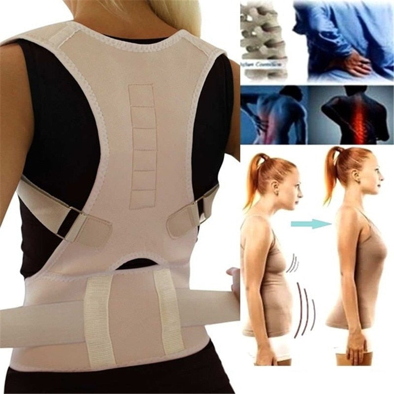Correcteur de Posture Dos Magnétique Unisexe - Redresseur de Dos Discret et Confortable 2