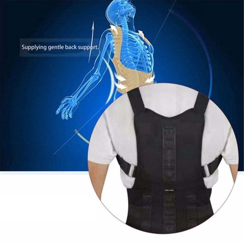 Correcteur de Posture Dos Magnétique Unisexe - Redresseur de Dos Discret et Confortable 4