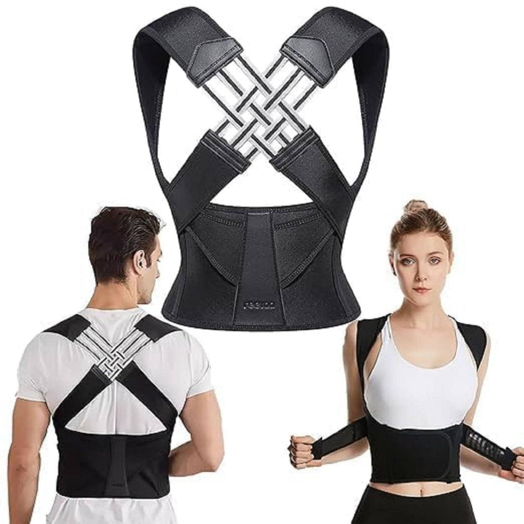 Correcteur de Posture Dos Réglable pour Hommes et Femmes, Redresseur de Dos Confortable 0