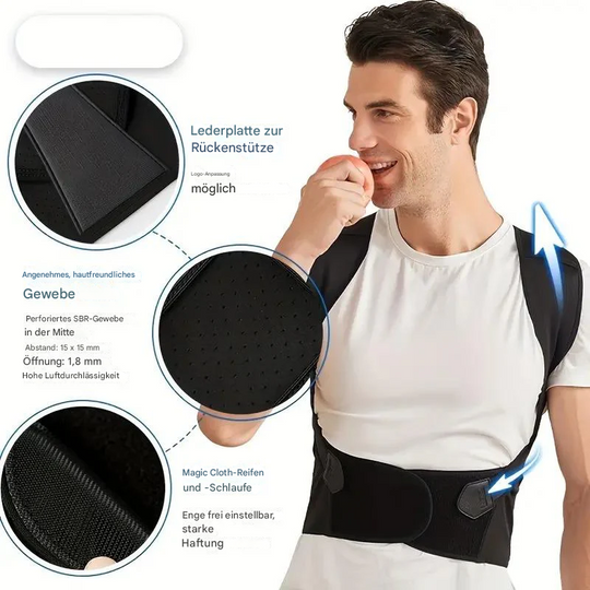 Correcteur de Posture Dos Réglable pour Hommes et Femmes, Redresseur de Dos Confortable 4