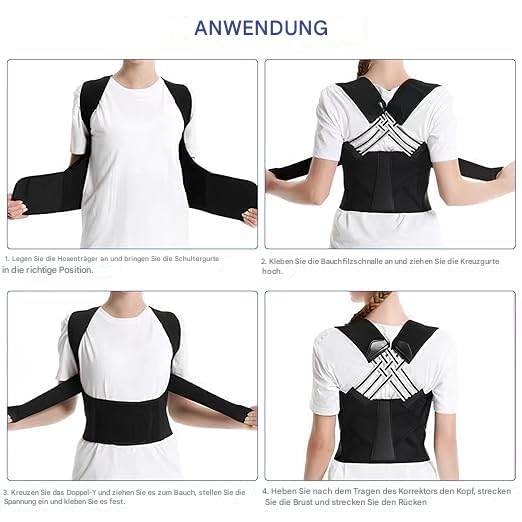 Correcteur de Posture Dos Réglable pour Hommes et Femmes, Redresseur de Dos Confortable 5