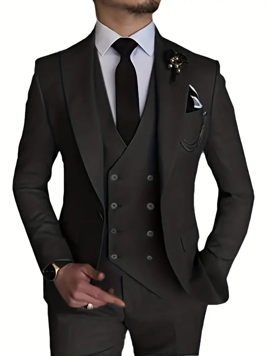 Costume 3 pièces pour homme élégant 11