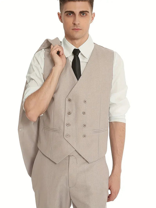Costume 3 pièces pour homme élégant 2