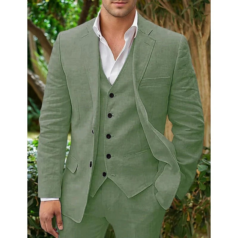 Costume 3 pièces pour hommes avec gilet 1