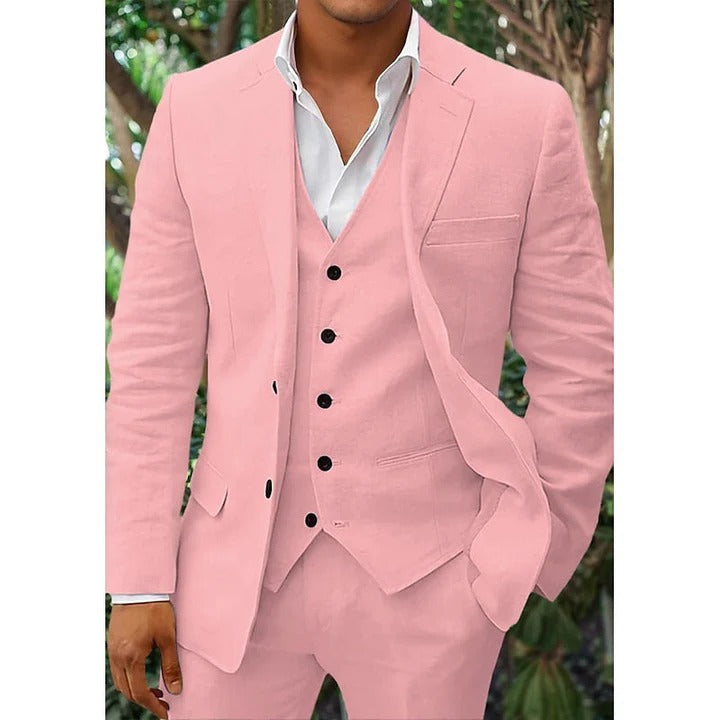 Costume 3 pièces pour hommes avec gilet 5