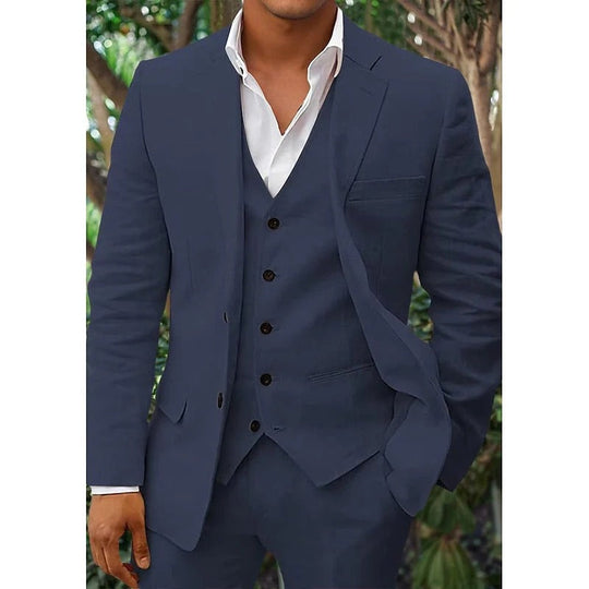 Costume 3 pièces pour hommes avec gilet 6