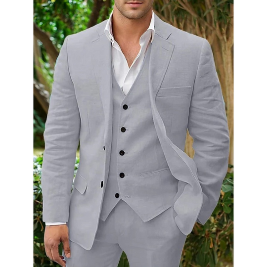 Costume 3 pièces pour hommes avec gilet 7