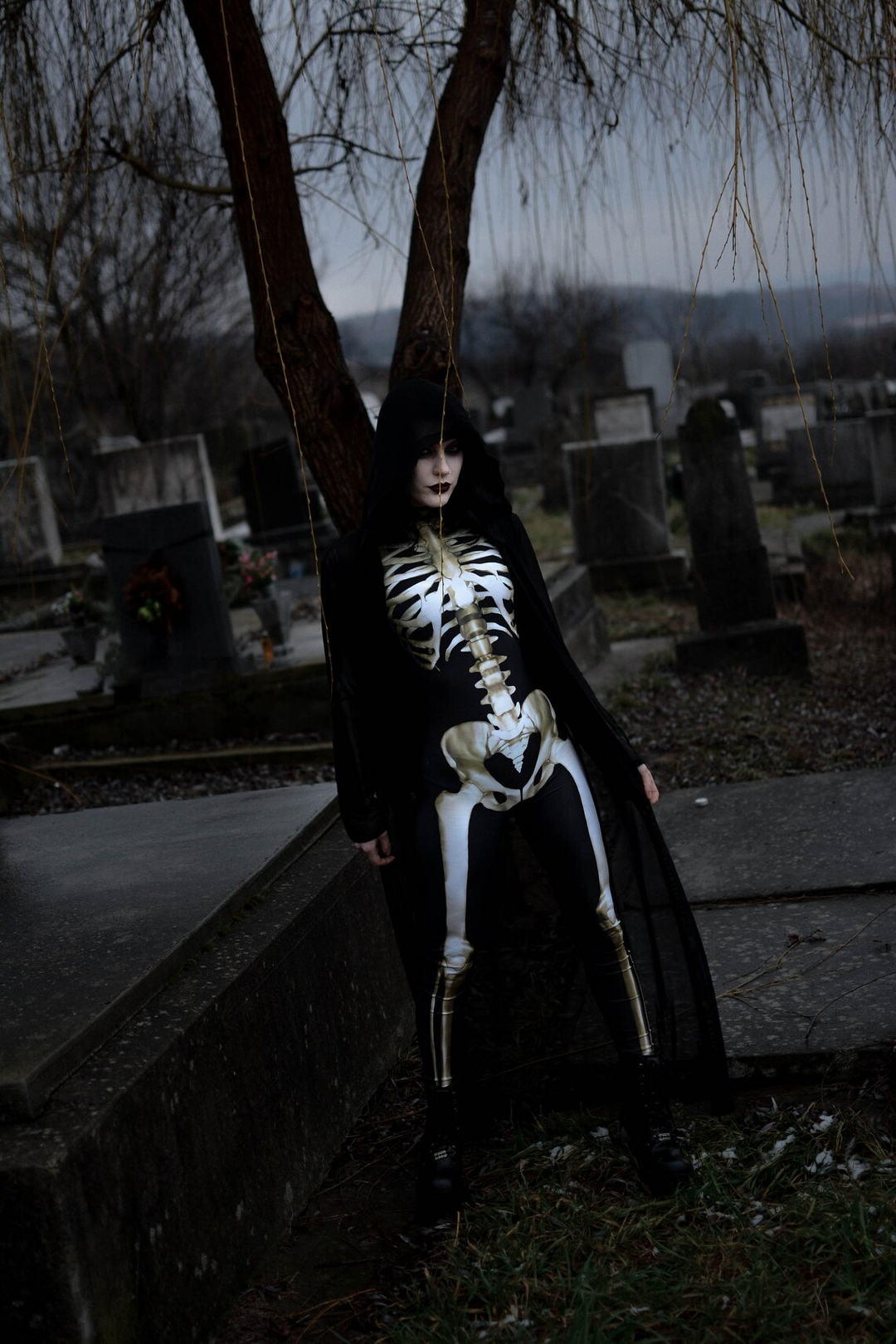 Costume Halloween Femme Body Squelette GlowInTheDark 6